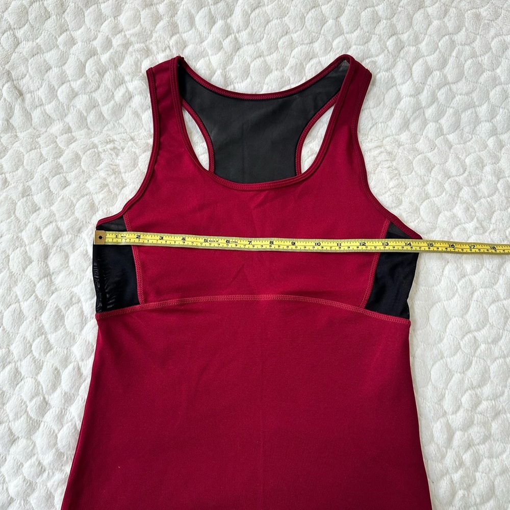 Red and Black Athletic Tank Top